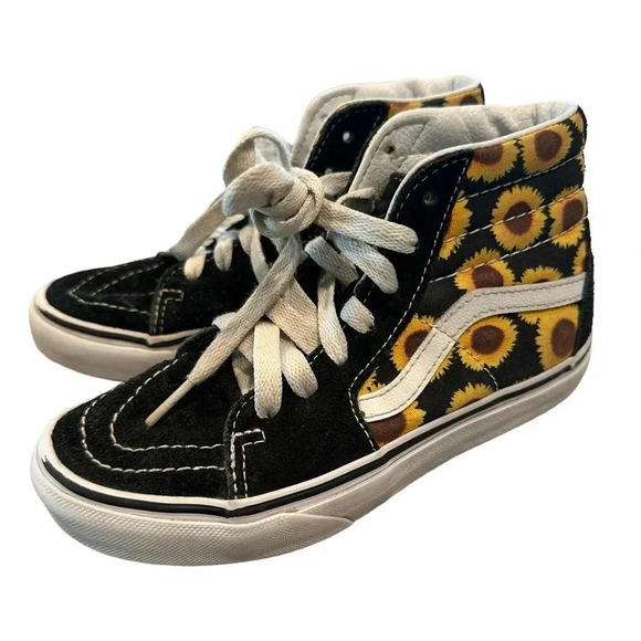 Vans Sunflower Sk8-Hi Kids Shoe - Picture 1 of 5